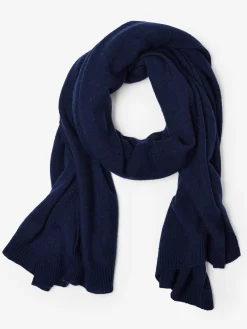 J.McLaughlin Ailia Cashmere Scarf Navy Outlet