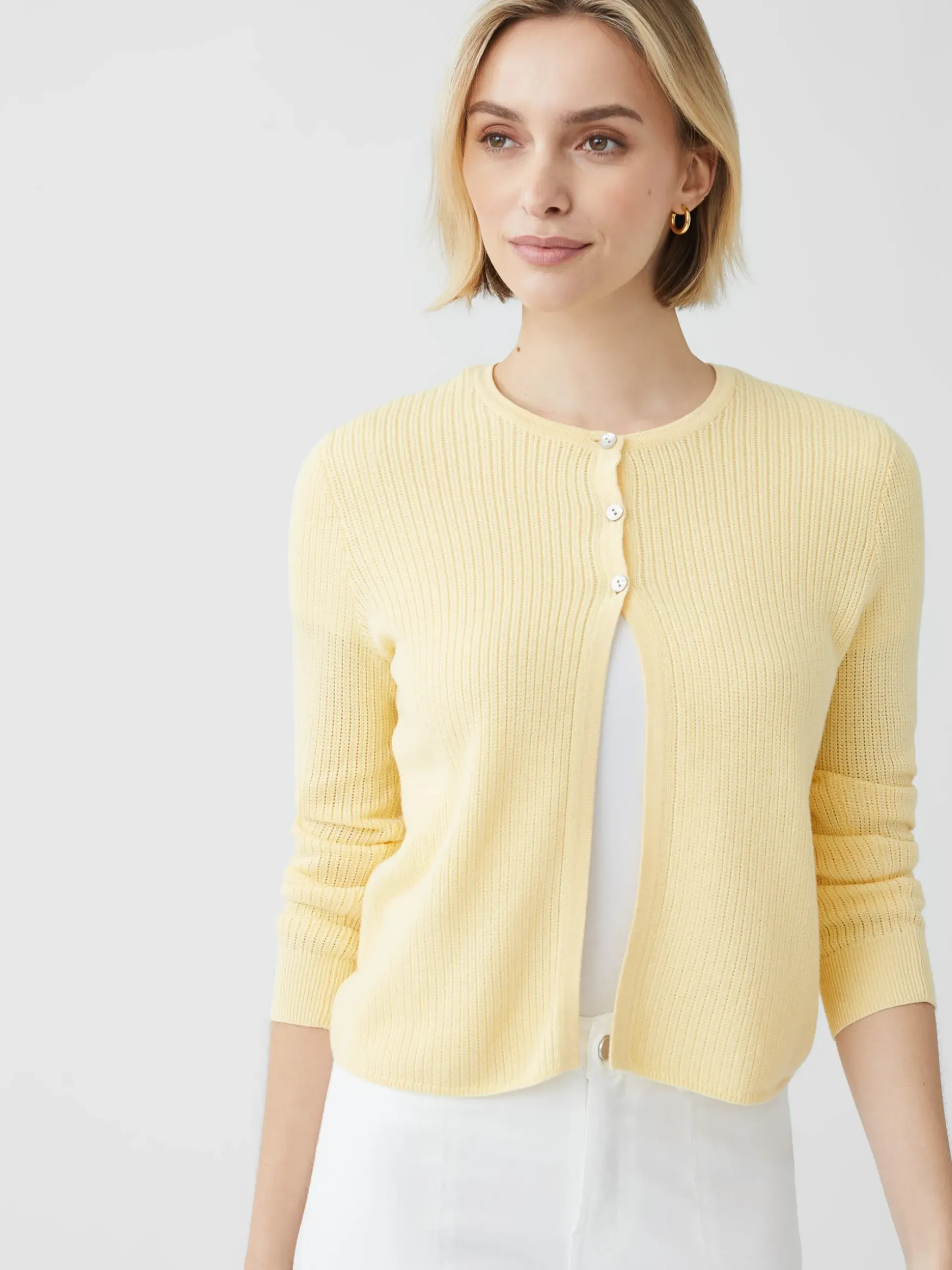 J.McLaughlin Aleesha Cardigan SoftYellow Sale
