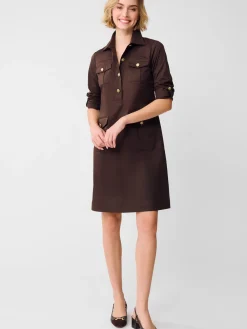 J.McLaughlin Amber Dress Chocolate Online