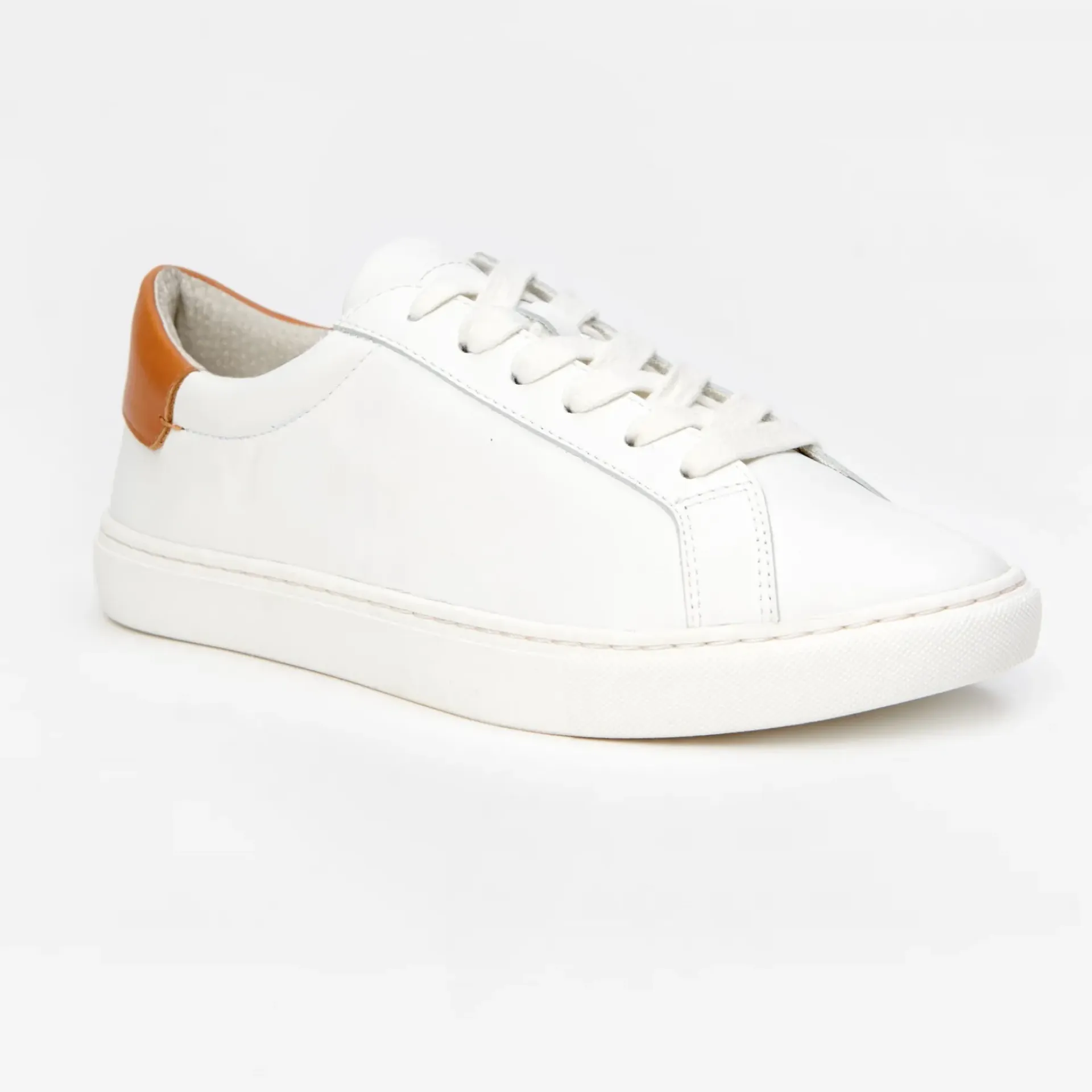J.McLaughlin Angelique Leather Sneakers White Discount