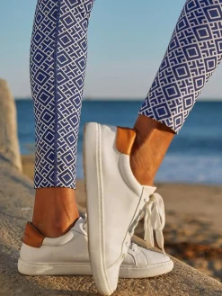 J.McLaughlin Angelique Leather Sneakers White Discount