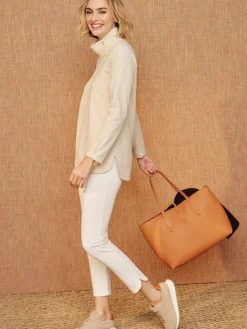 J.McLaughlin Annie Leather Tote Bag Vachetta Online