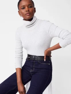 J.McLaughlin Arlette Turtleneck HeatherSilver New