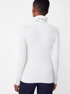 J.McLaughlin Arlette Turtleneck HeatherSilver New