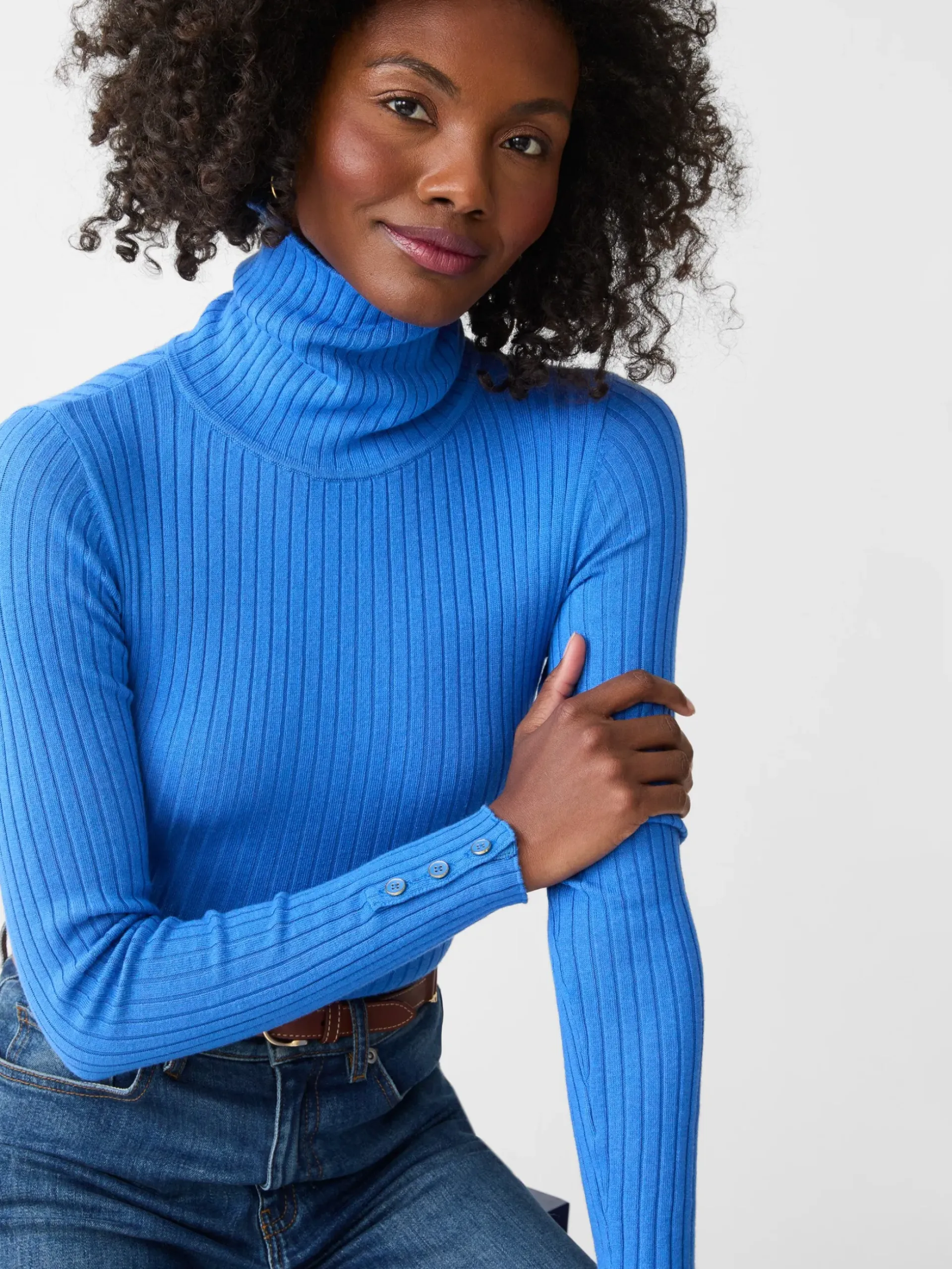 J.McLaughlin Arlette Turtleneck JMCBlue Fashion