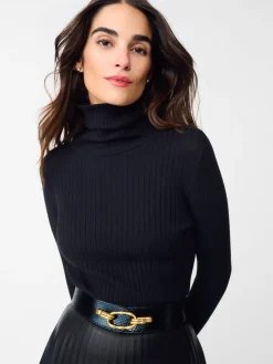 J.McLaughlin Arlette Turtleneck Black Sale