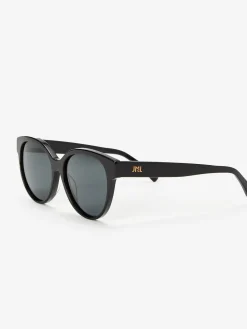 J.McLaughlin Aveleen Sunglasses Black/DarkPurple Clearance