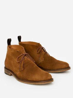 J.McLaughlin Baltis Suede Chukka Boot Cognac Fashion