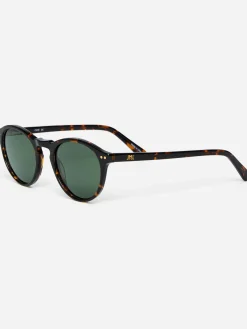 J.McLaughlin Bartleby Sunglasses DarkTortoise/Green Hot