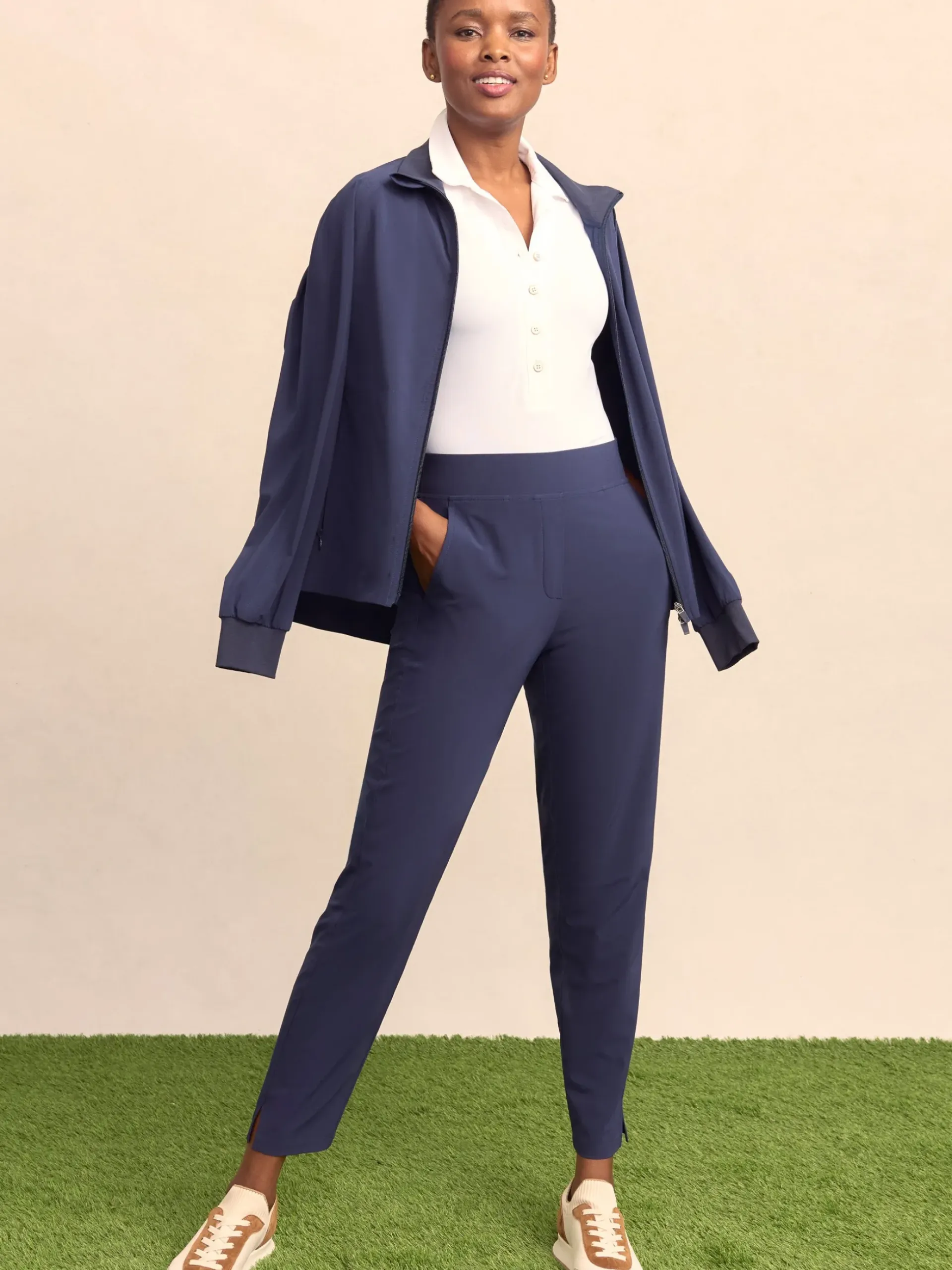 J.McLaughlin Beasley Performance Pants Navy Fashion