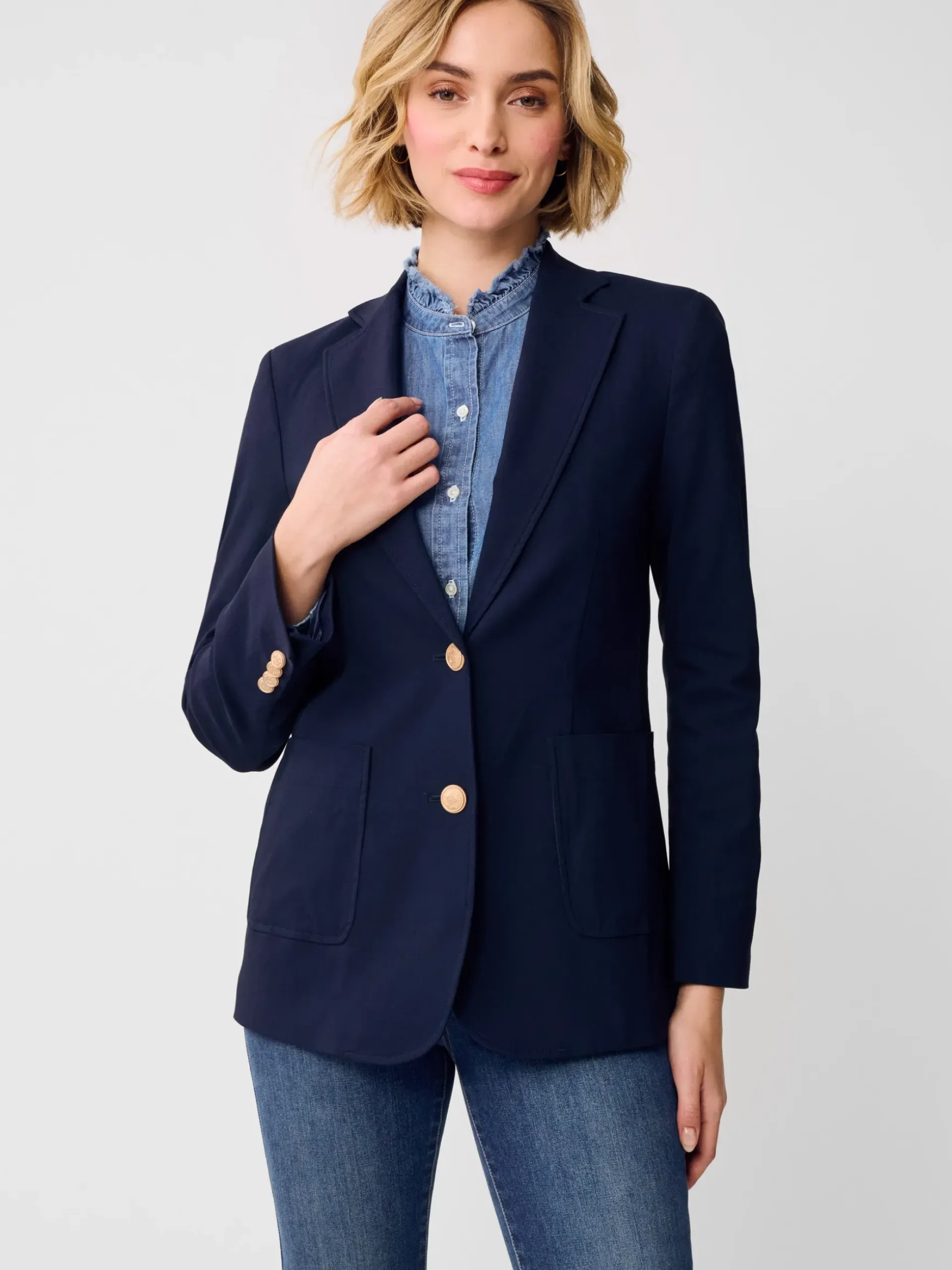 J.McLaughlin Benji Blazer WinterNavy Best