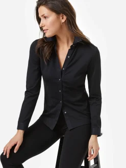 J.McLaughlin Betty Shirt Black Hot