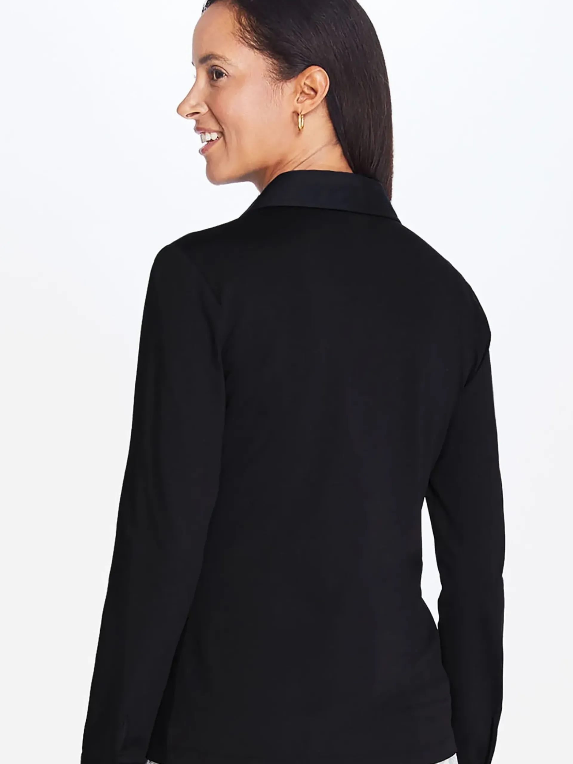 J.McLaughlin Betty Shirt Black Hot