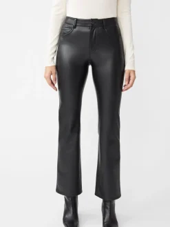 J.McLaughlin Brandy Vegan Leather Pants Black Fashion