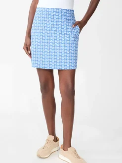 J.McLaughlin Briana Skort in Posy Navy/White/Blue Fashion