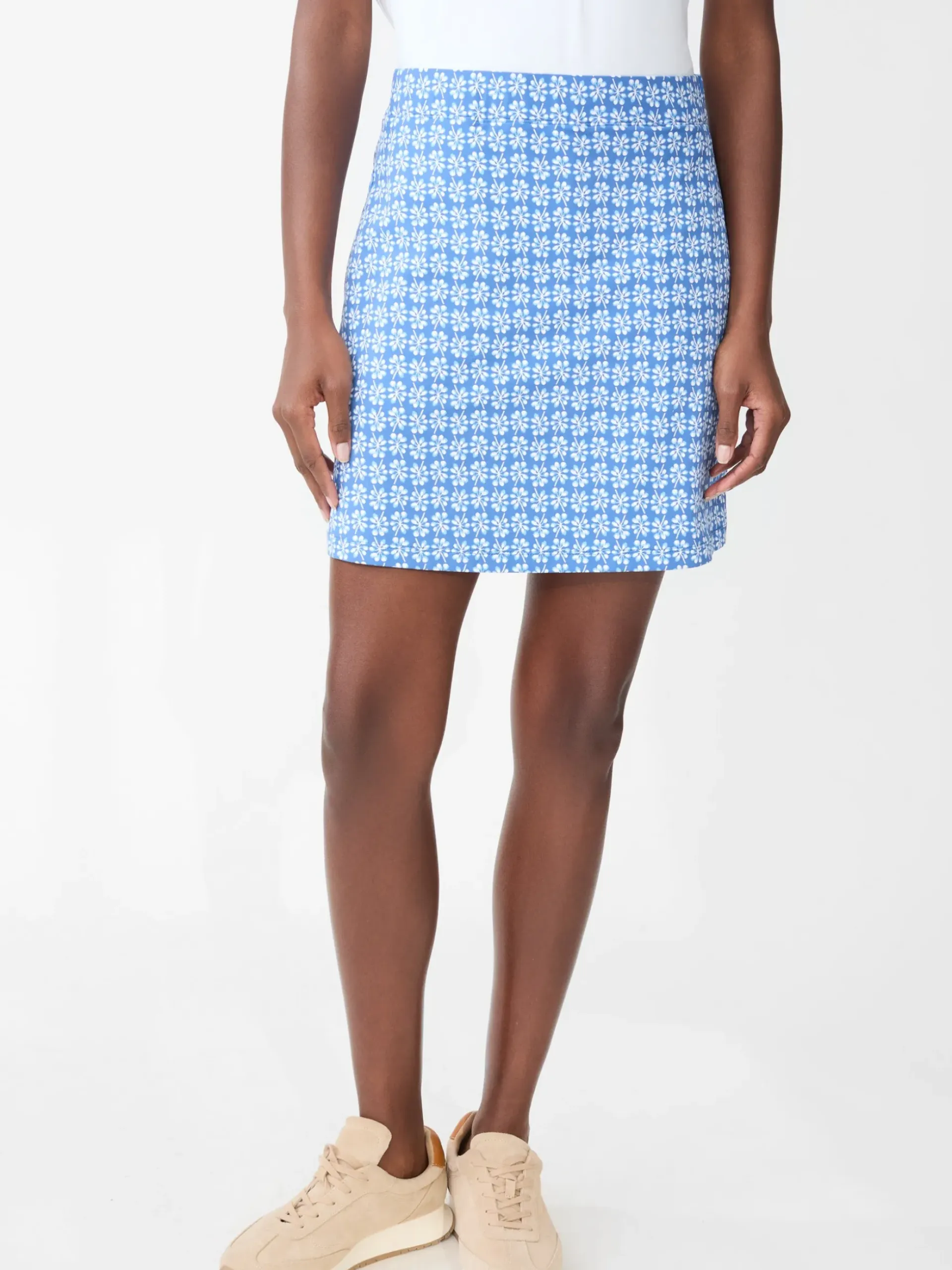 J.McLaughlin Briana Skort in Posy Navy/White/Blue Fashion