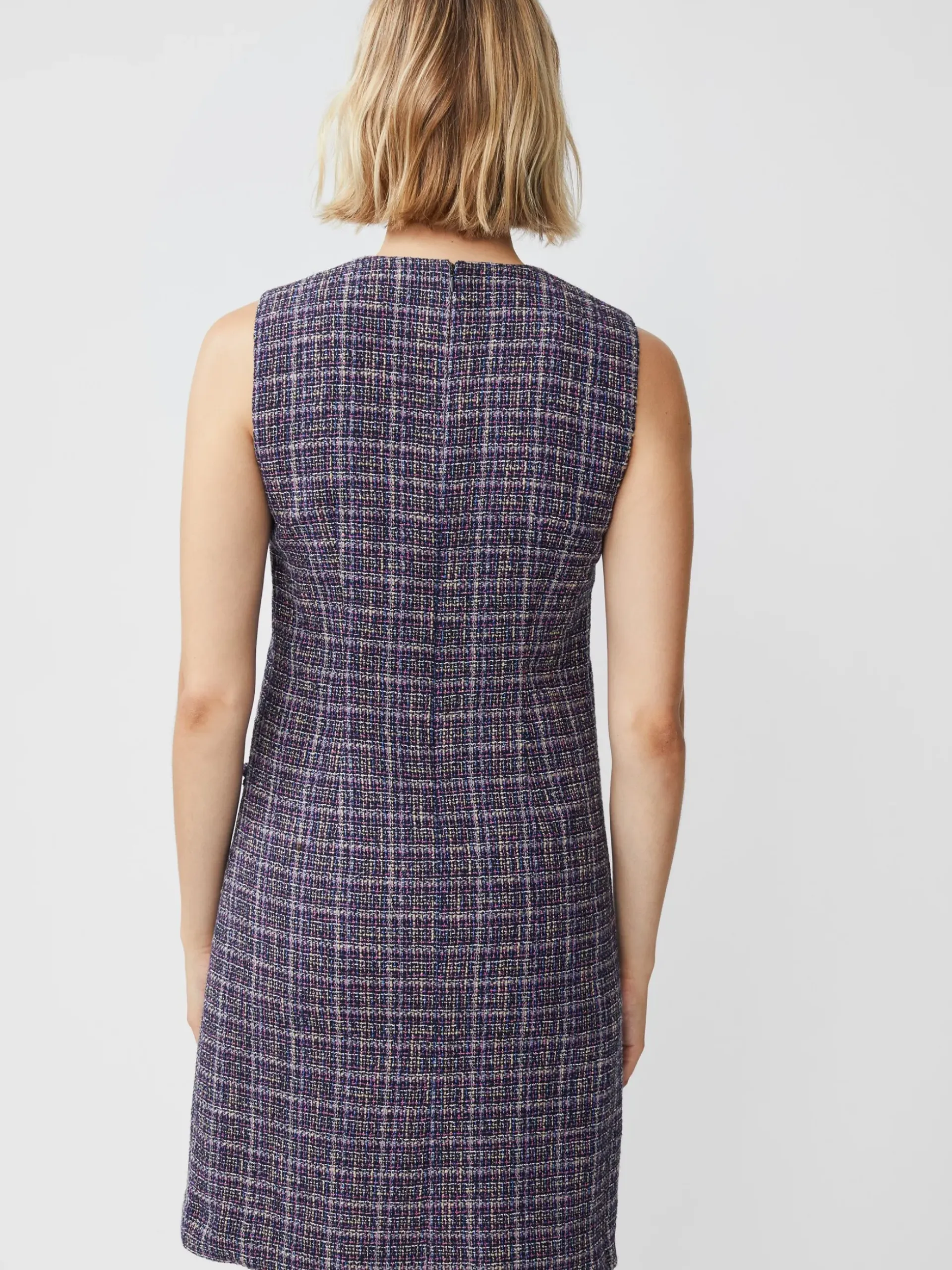 J.McLaughlin Bridget Tweed Dress Black/Multi Online