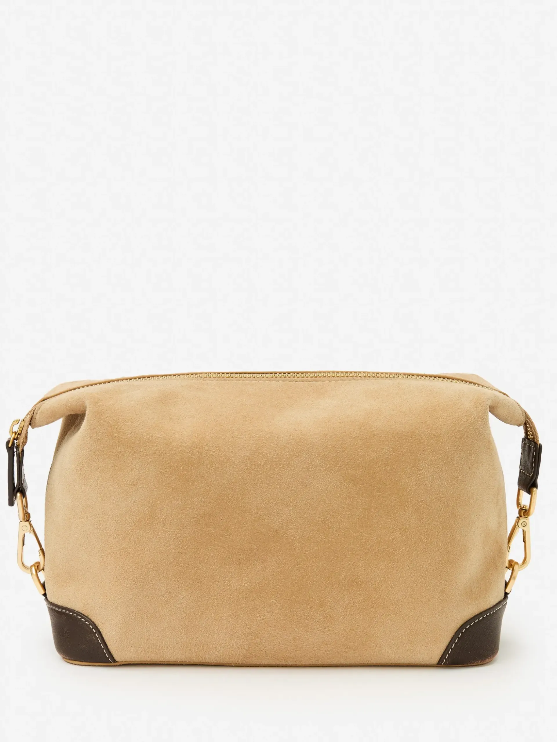 J.McLaughlin Butler Suede Dopp Kit Sand Hot
