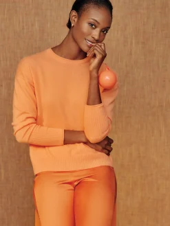 J.McLaughlin Caitie Cashmere Sweater Apricot Best