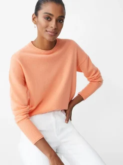 J.McLaughlin Caitie Cashmere Sweater Apricot Best