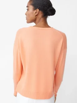 J.McLaughlin Caitie Cashmere Sweater Apricot Best