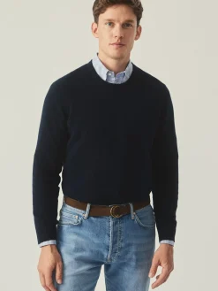 J.McLaughlin Caldwell Cashmere Sweater DarkNavy Hot