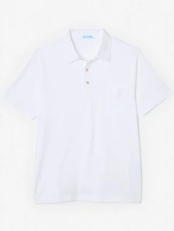 J.McLaughlin Callahan Cotton Polo white Online
