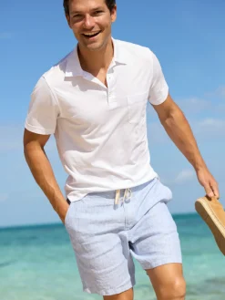 J.McLaughlin Callahan Cotton Polo white Online