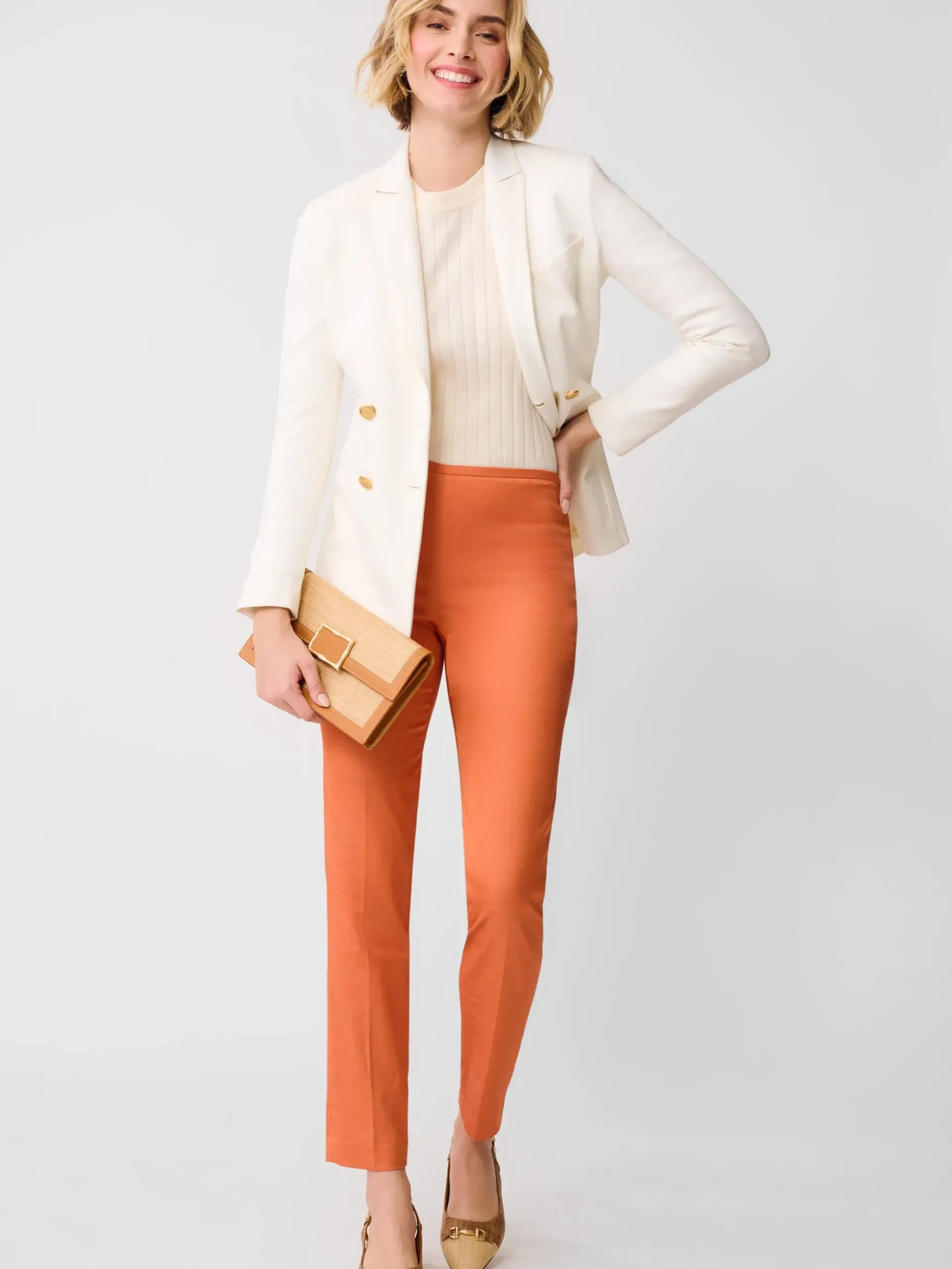 J.McLaughlin Calliope Pants Orange Clearance
