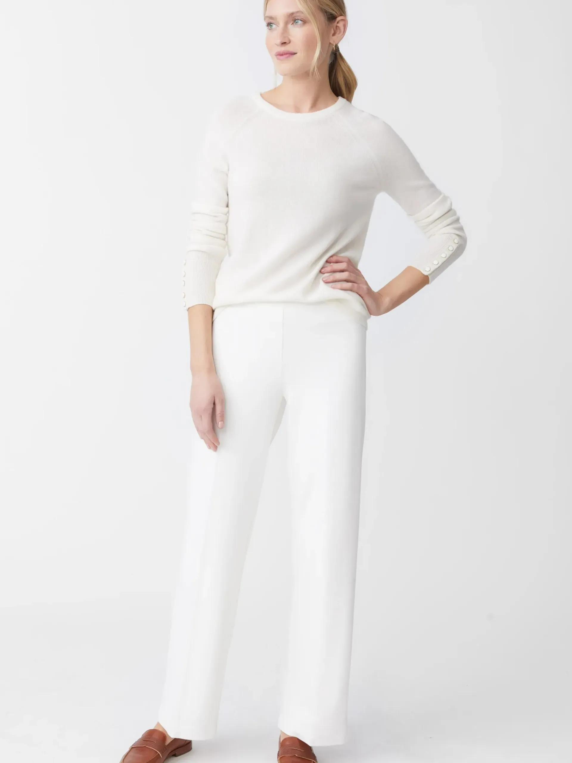 J.McLaughlin Carter Pants Ivory Discount