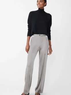 J.McLaughlin Carter Velvet Pants SilverGrey Hot