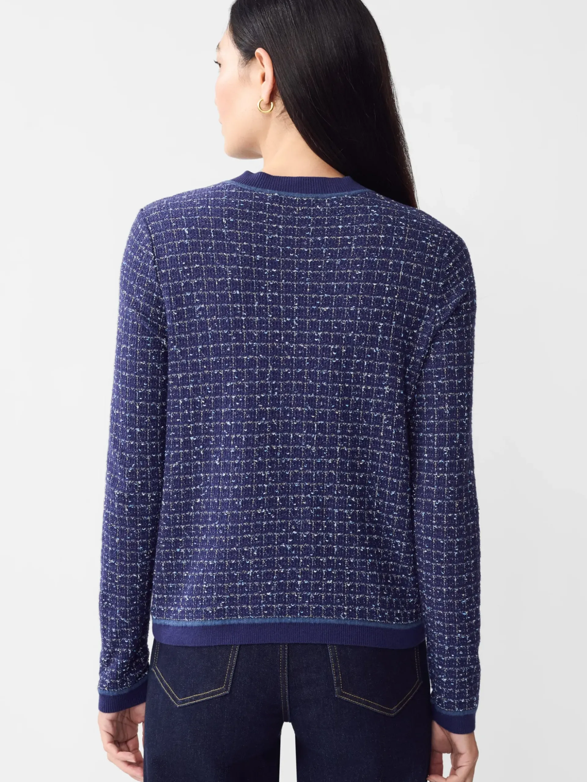 J.McLaughlin Cecille Cardigan Denim Hot