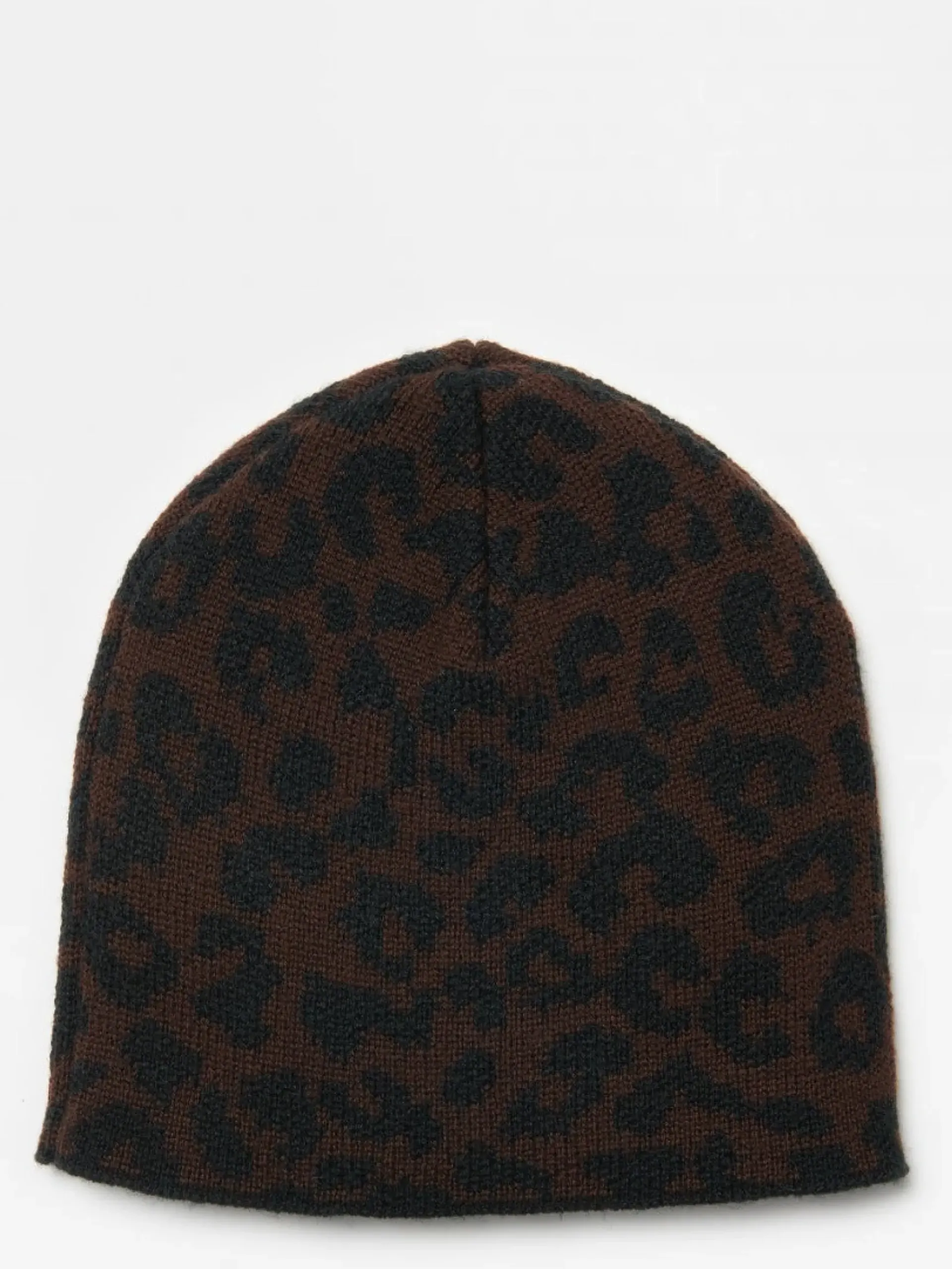 J.McLaughlin Cheetah Jacquard Hat Black/Brown Sale