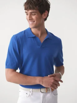 J.McLaughlin Cillian Polo Sweater Blue Online