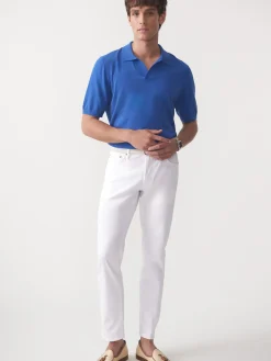 J.McLaughlin Cillian Polo Sweater Blue Online