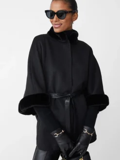 J.McLaughlin City Poncho Black Outlet