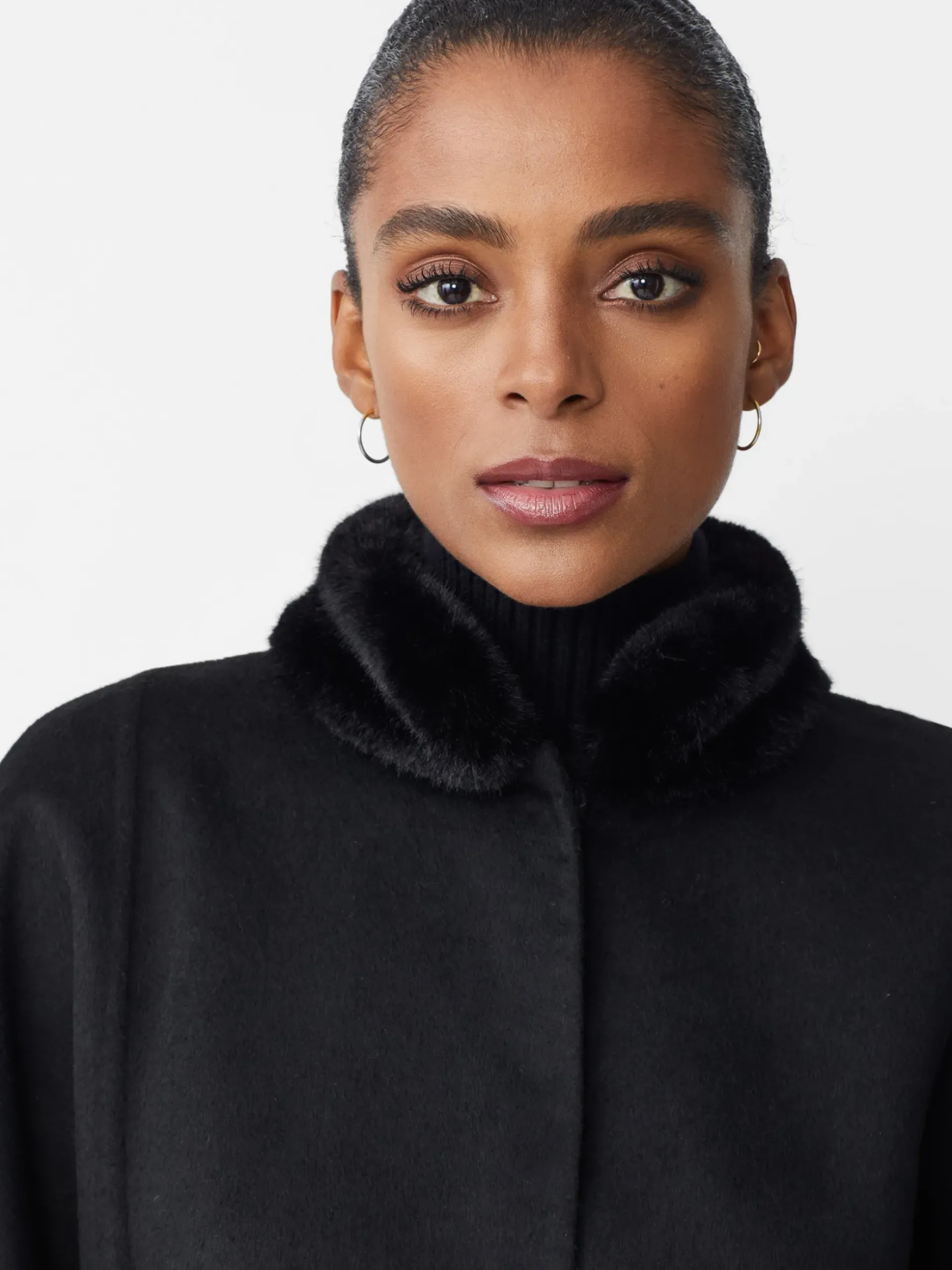 J.McLaughlin City Poncho Black Outlet