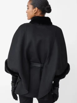 J.McLaughlin City Poncho Black Outlet