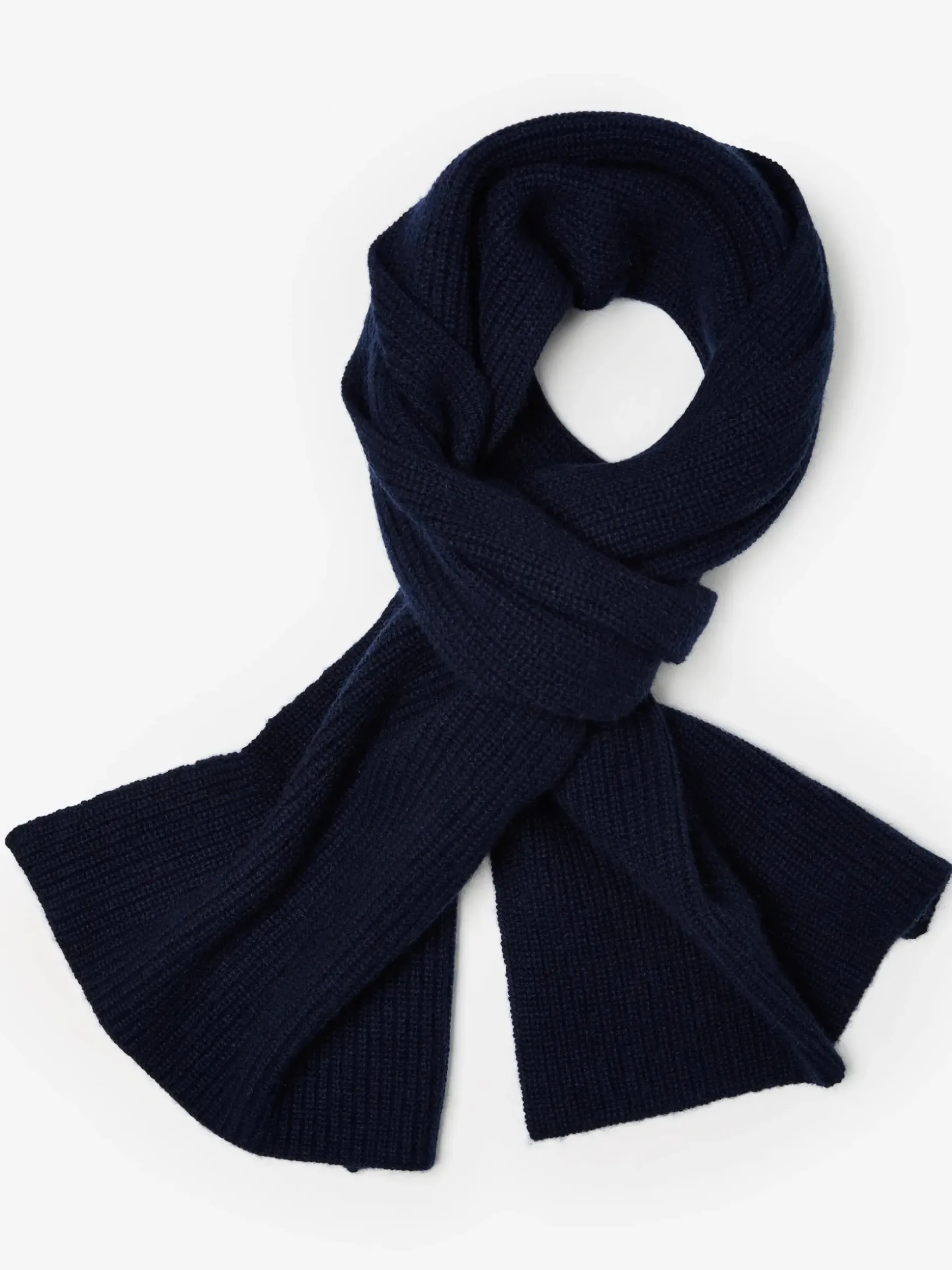 J.McLaughlin Colton Cashmere Scarf Navy Clearance
