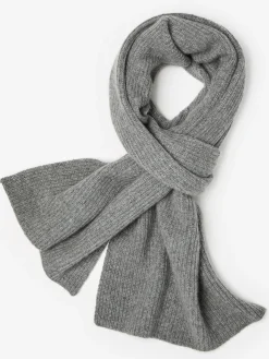 J.McLaughlin Colton Cashmere Scarf LightGrey Best