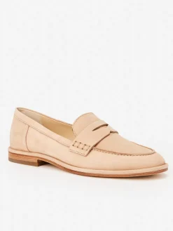 J.McLaughlin Concetta Suede Loafers Natural Clearance