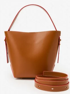 J.McLaughlin Crawford Leather Bucket Bag Vachetta Online