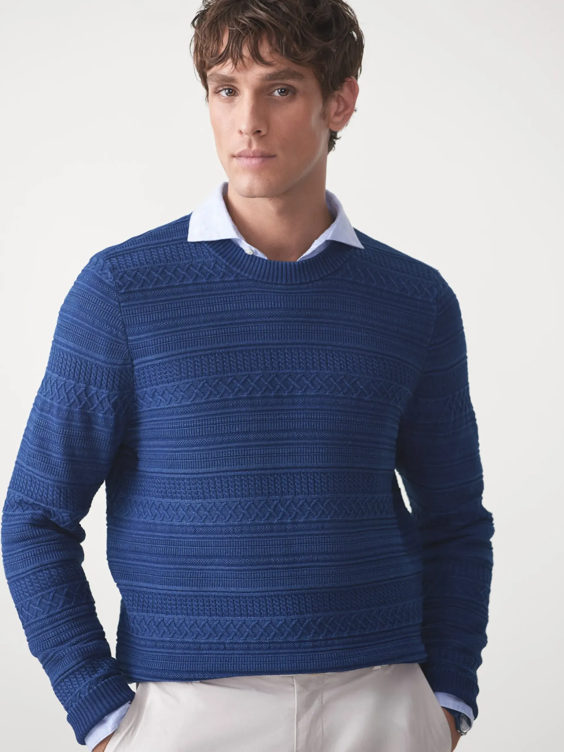 J.McLaughlin Dennis Sweater Indigo Best