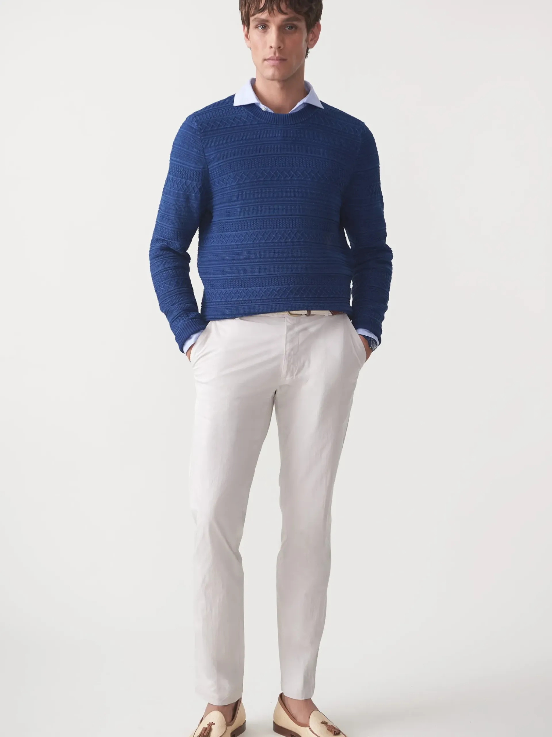 J.McLaughlin Dennis Sweater Indigo Best