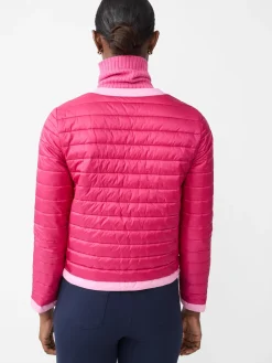 J.McLaughlin Eva Puffer Jacket Fuchsia Clearance