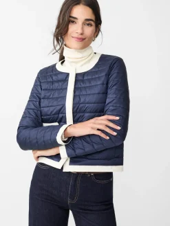 J.McLaughlin Eva Puffer Jacket DarkNavy Discount