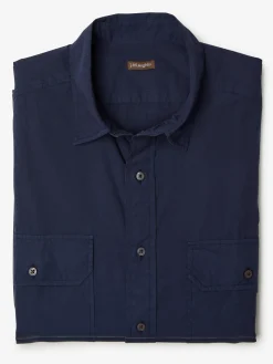 J.McLaughlin Everet Classic Fit Shirt Navy Sale