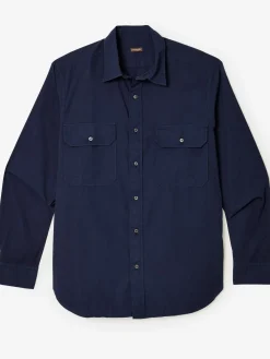 J.McLaughlin Everet Classic Fit Shirt Navy Sale