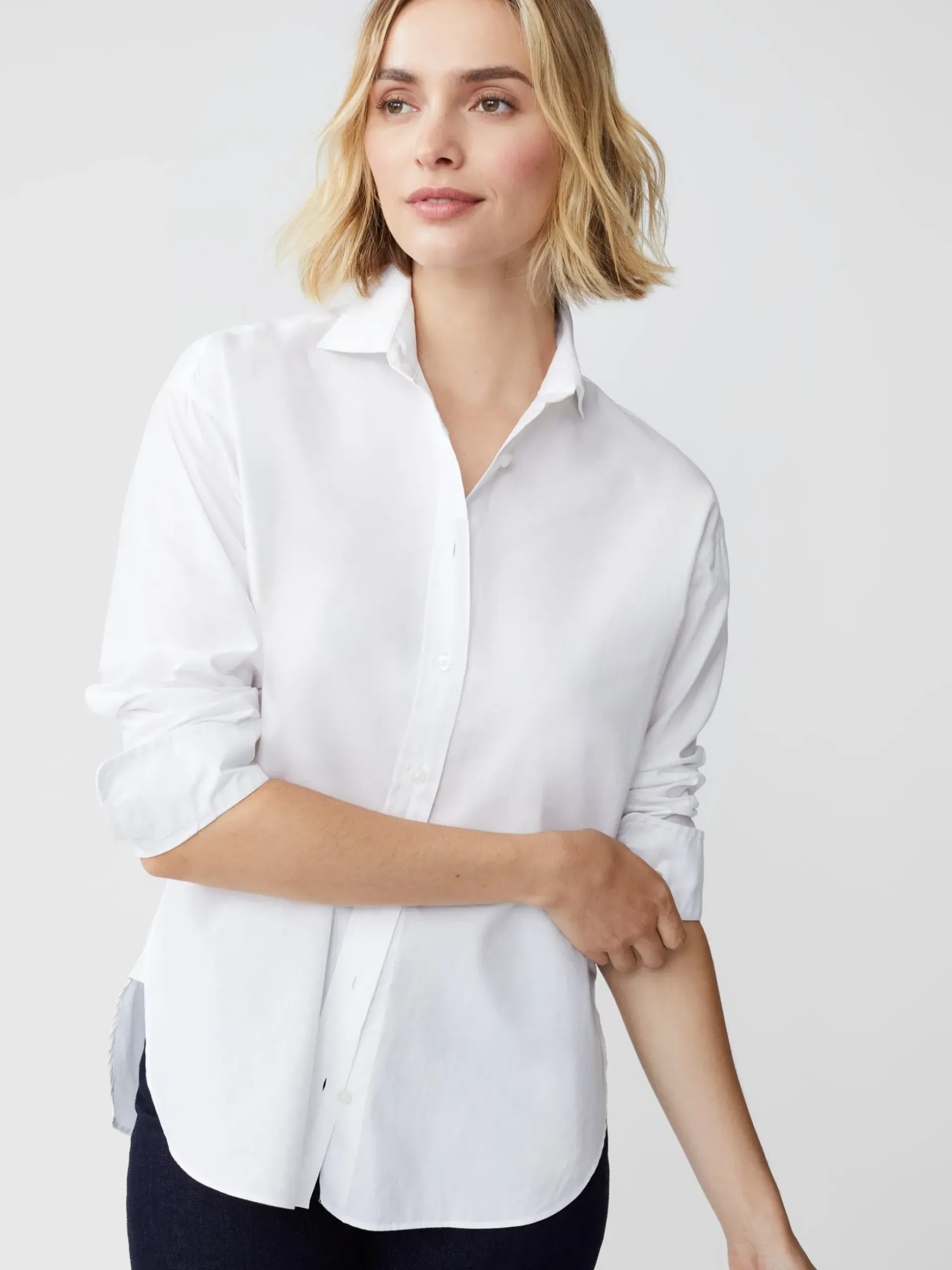 J.McLaughlin Finn Shirt White Sale