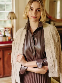 J.McLaughlin Gayle Cardigan HeatherOatmeal Sale